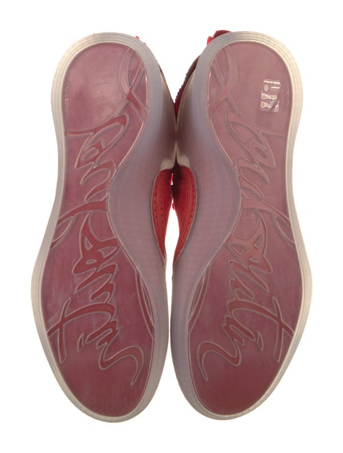 Christian Louboutin Suede Studded Accents Sneakers