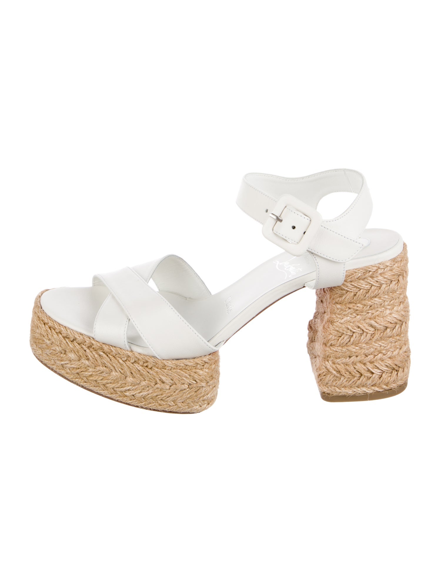 Christian Louboutin Leather Espadrilles