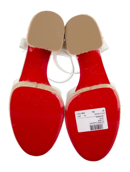 Christian Louboutin Leather Espadrilles