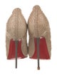 Christian Louboutin Python Animal Print Pumps