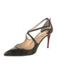 Christian Louboutin Patent Leather T-Strap Pumps