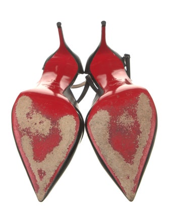 Christian Louboutin Patent Leather T-Strap Pumps