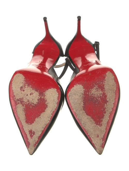 Christian Louboutin Patent Leather T-Strap Pumps