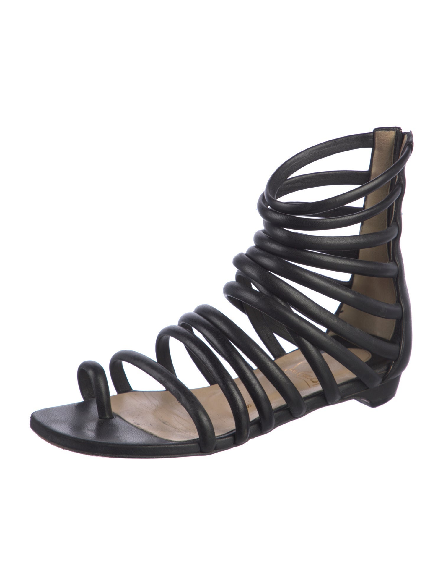 Christian Louboutin Leather Gladiator Sandals