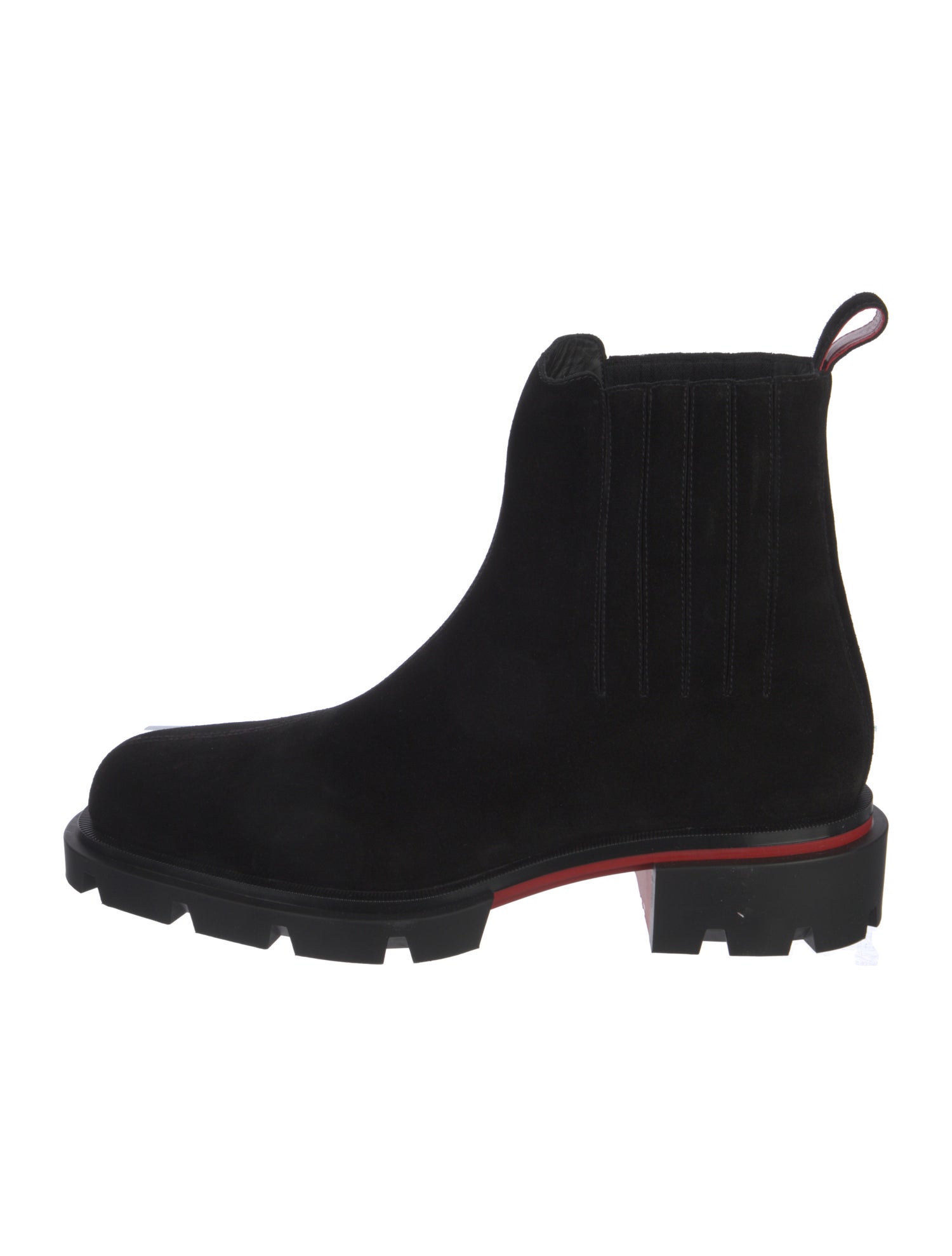 Christian Louboutin Suede Chelsea Boots