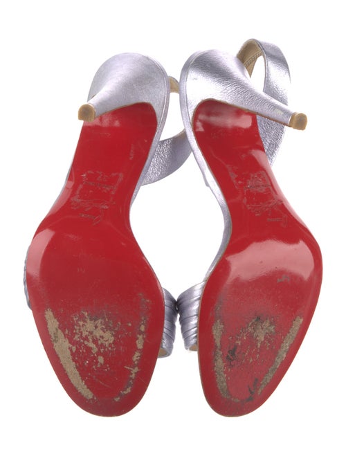Christian Louboutin Leather Slingback Sandals