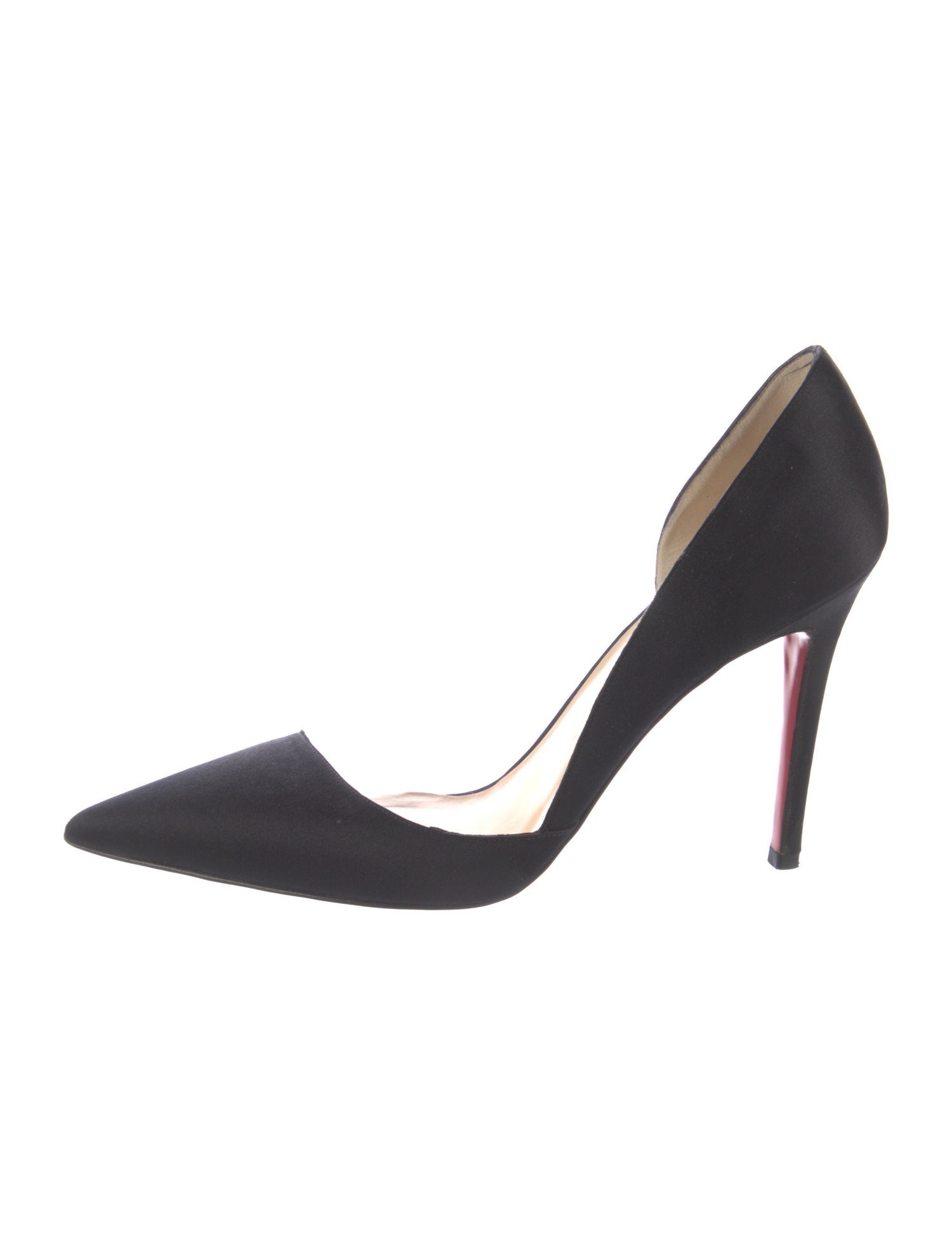 Christian Louboutin Iriza Satin D'Orsay Pumps