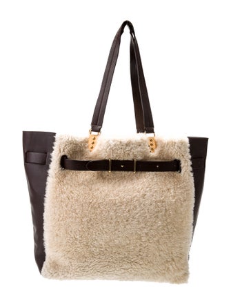 Christian Louboutin Shearling Tote