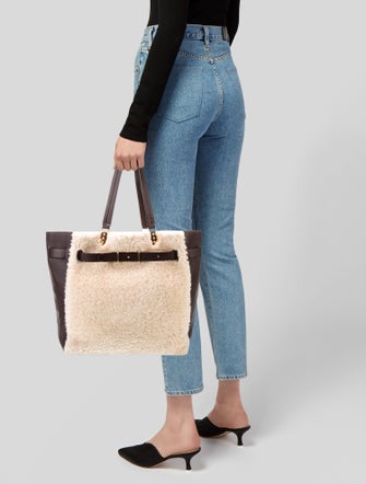 Christian Louboutin Shearling Tote