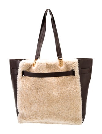 Christian Louboutin Shearling Tote