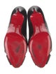 Christian Louboutin Leather Cutout Accent Pumps