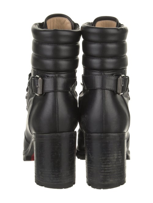 Christian Louboutin Leather Combat Boots
