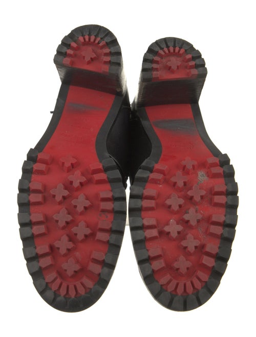 Christian Louboutin Leather Combat Boots