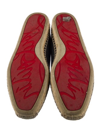 Christian Louboutin Denim Graphic Print Espadrilles