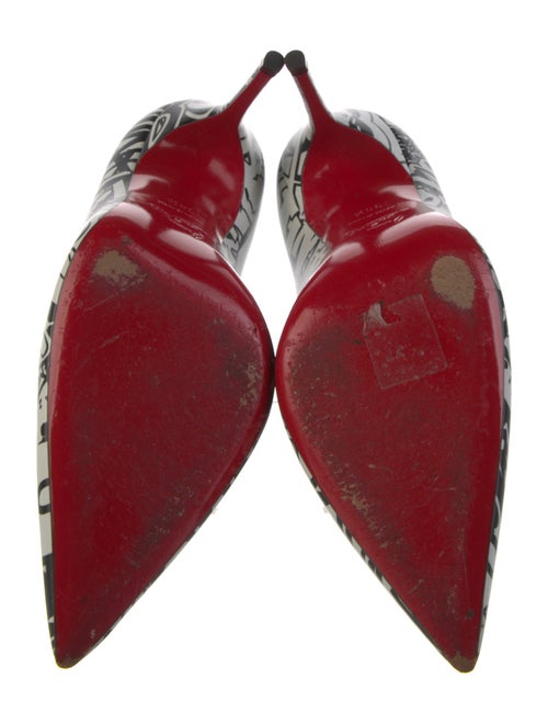 Christian Louboutin Leather Printed Pumps