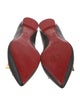 Christian Louboutin Leather Studded Accents Ballet Flats