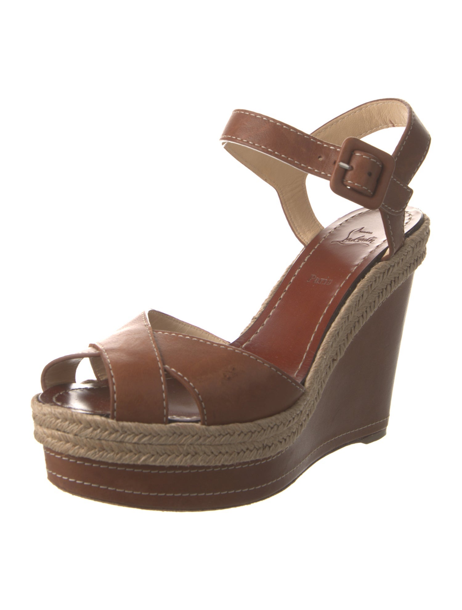 Christian Louboutin Leather Espadrilles