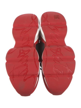 Christian Louboutin Leather Printed Sneakers