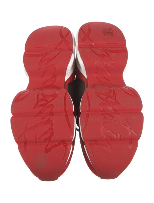Christian Louboutin Leather Printed Sneakers