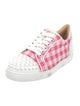 Christian Louboutin Printed Studded Accents Sneakers