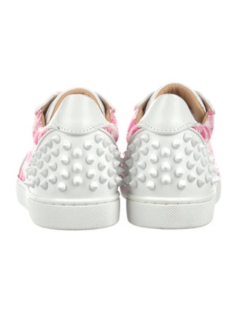 Christian Louboutin Printed Studded Accents Sneakers