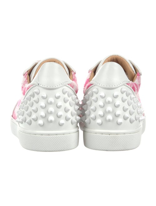 Christian Louboutin Printed Studded Accents Sneakers