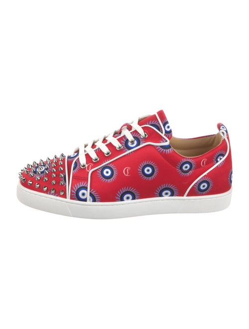 Christian Louboutin Satin Printed Sneakers