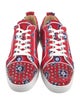 Christian Louboutin Satin Printed Sneakers
