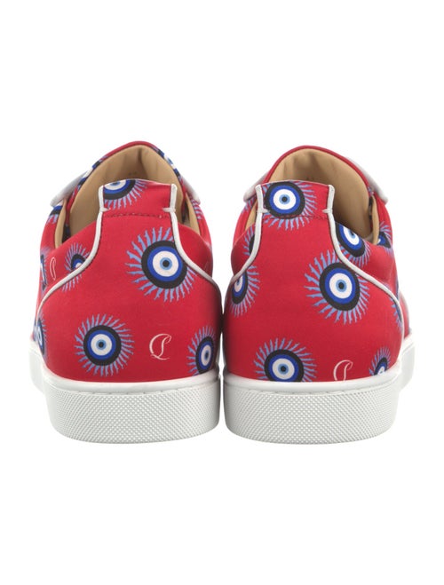Christian Louboutin Satin Printed Sneakers