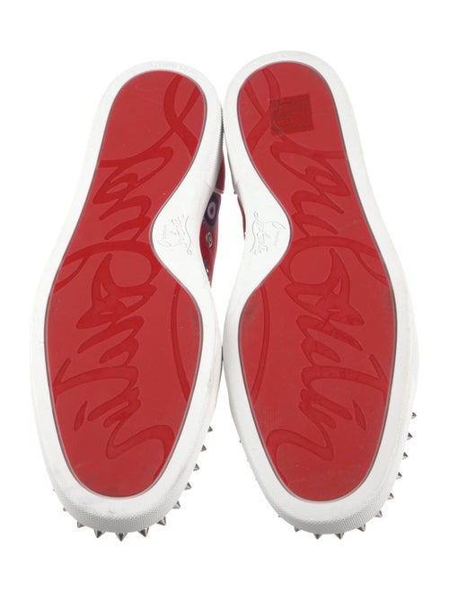 Christian Louboutin Satin Printed Sneakers
