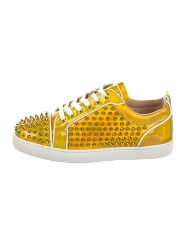 Christian Louboutin Sneakers Patent Leather Studded Accents EU 42 | 9