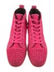Christian Louboutin Suede Mesh Accents Sneakers