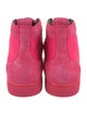 Christian Louboutin Suede Mesh Accents Sneakers