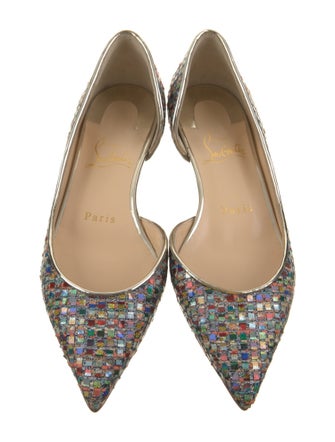 Christian Louboutin Printed D'Orsay Flats
