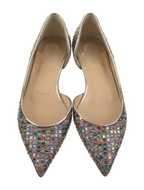 Christian Louboutin Printed D'Orsay Flats