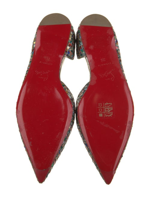 Christian Louboutin Printed D'Orsay Flats