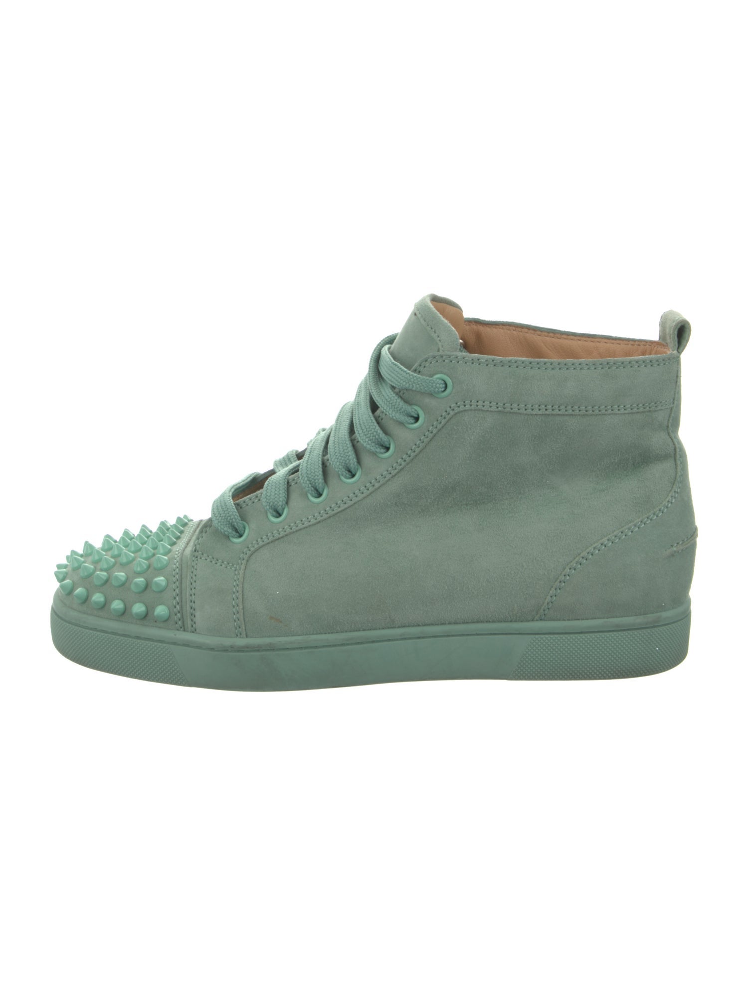 Christian Louboutin Suede Studded Accents Sneakers