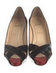 Christian Louboutin Patent Leather Cutout Accent Pumps