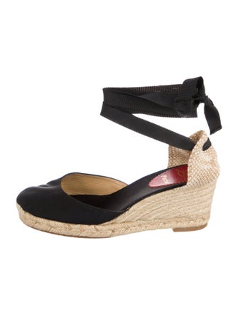 Christian Louboutin Colorblock Pattern Espadrilles