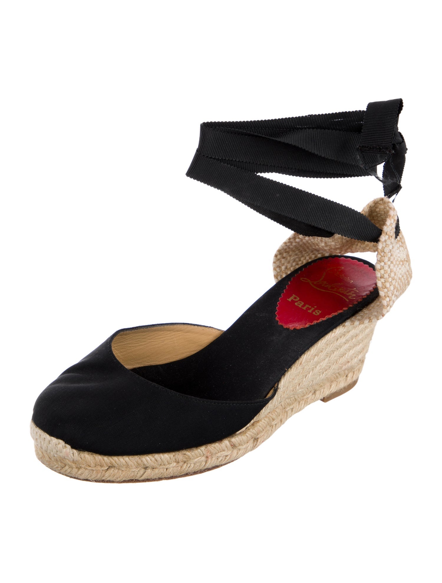 Christian Louboutin Colorblock Pattern Espadrilles