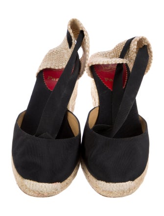 Christian Louboutin Colorblock Pattern Espadrilles