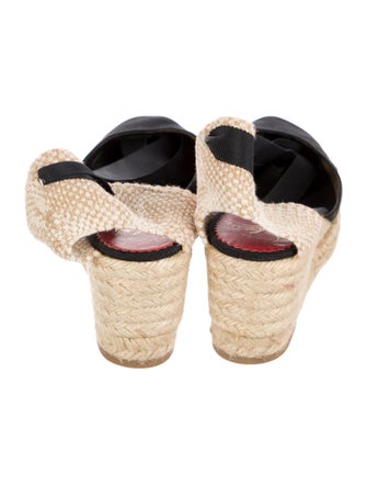 Christian Louboutin Colorblock Pattern Espadrilles