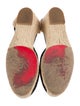 Christian Louboutin Colorblock Pattern Espadrilles