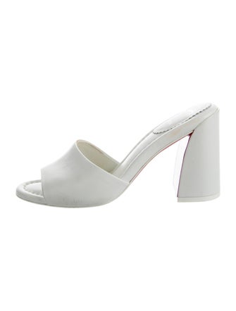 Christian Louboutin Leather Mules
