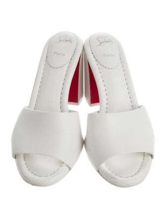 Christian Louboutin Leather Mules