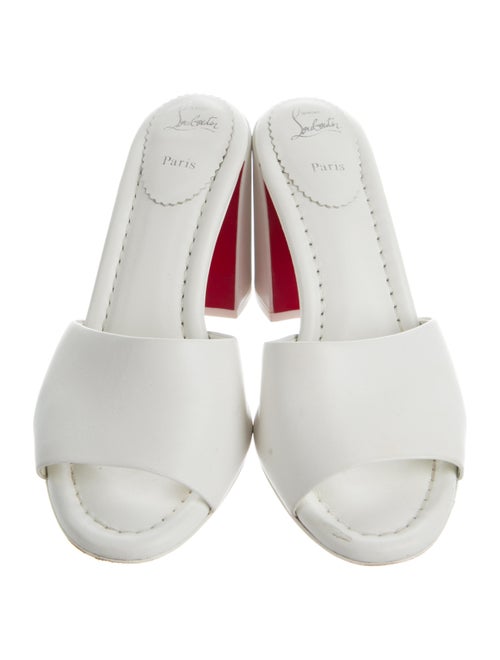 Christian Louboutin Leather Mules