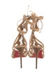 Christian Louboutin Suede Gladiator Sandals