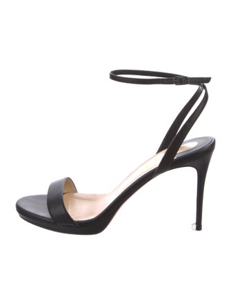 Christian Louboutin Leather Slingback Sandals
