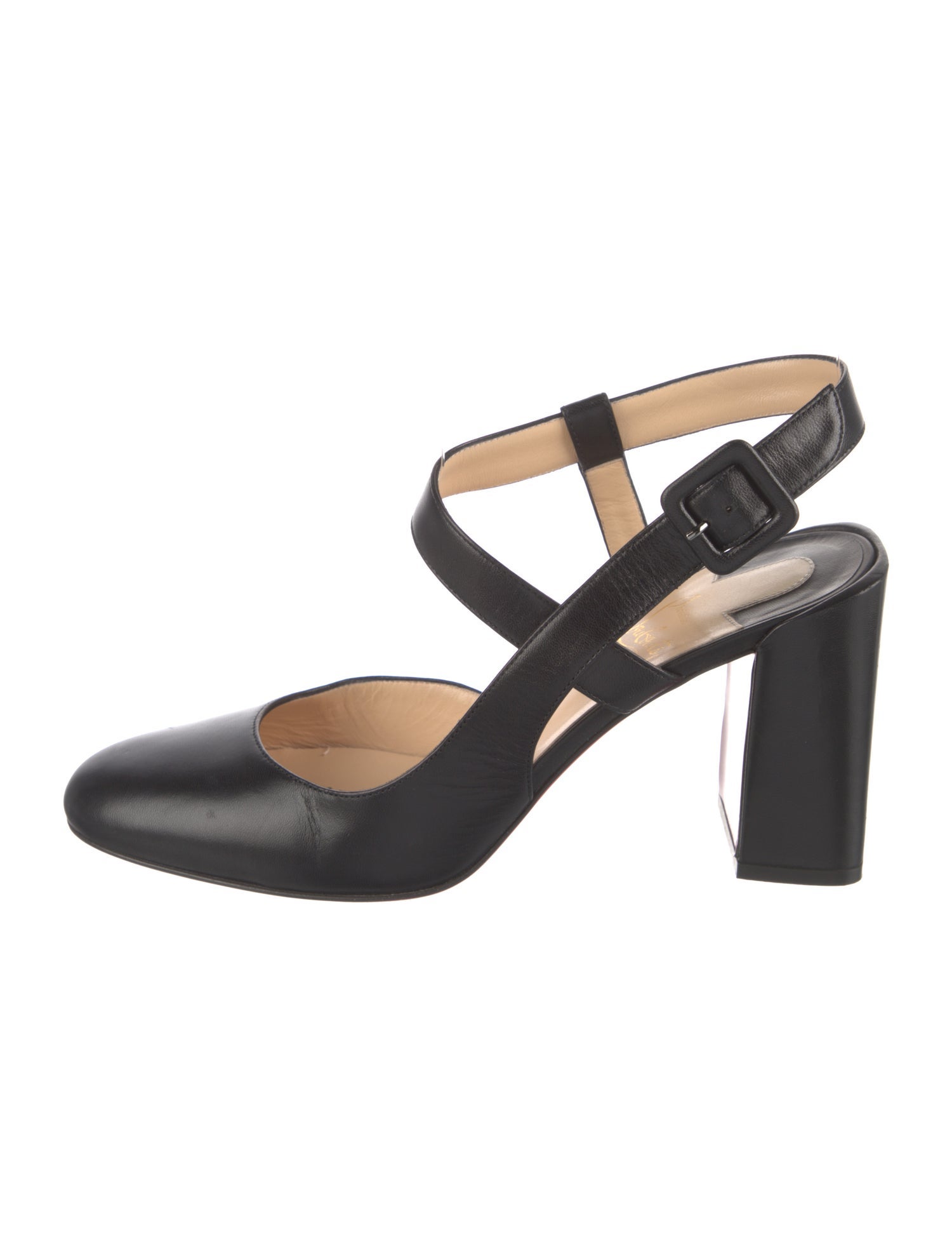 Christian Louboutin Leather Slingback Pumps