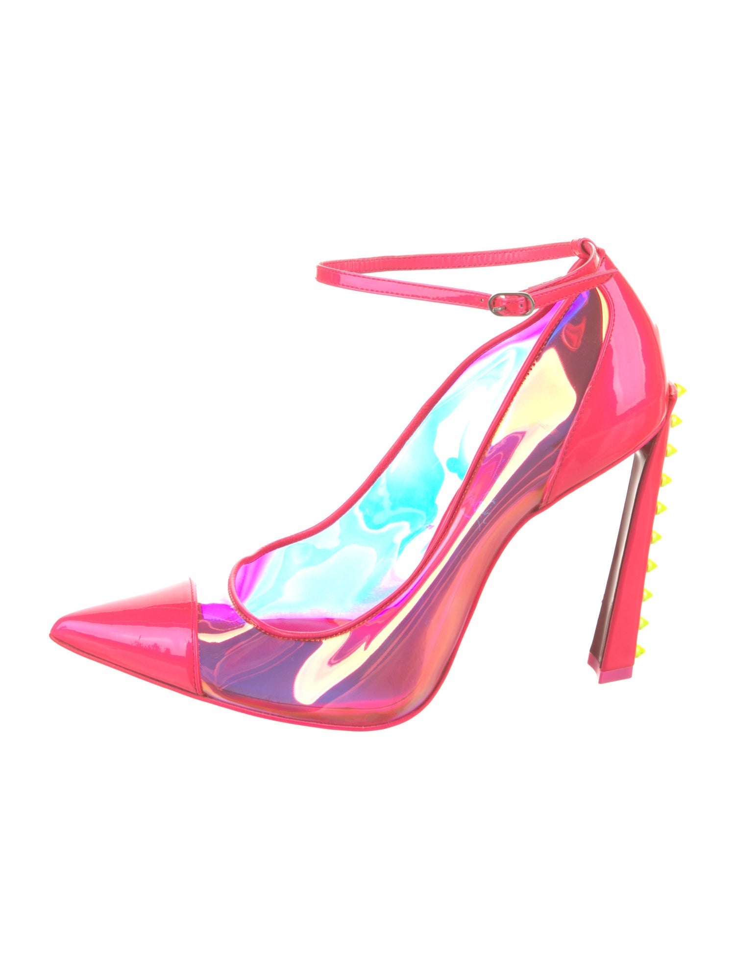 Christian Louboutin Spike Accents PVC Pumps